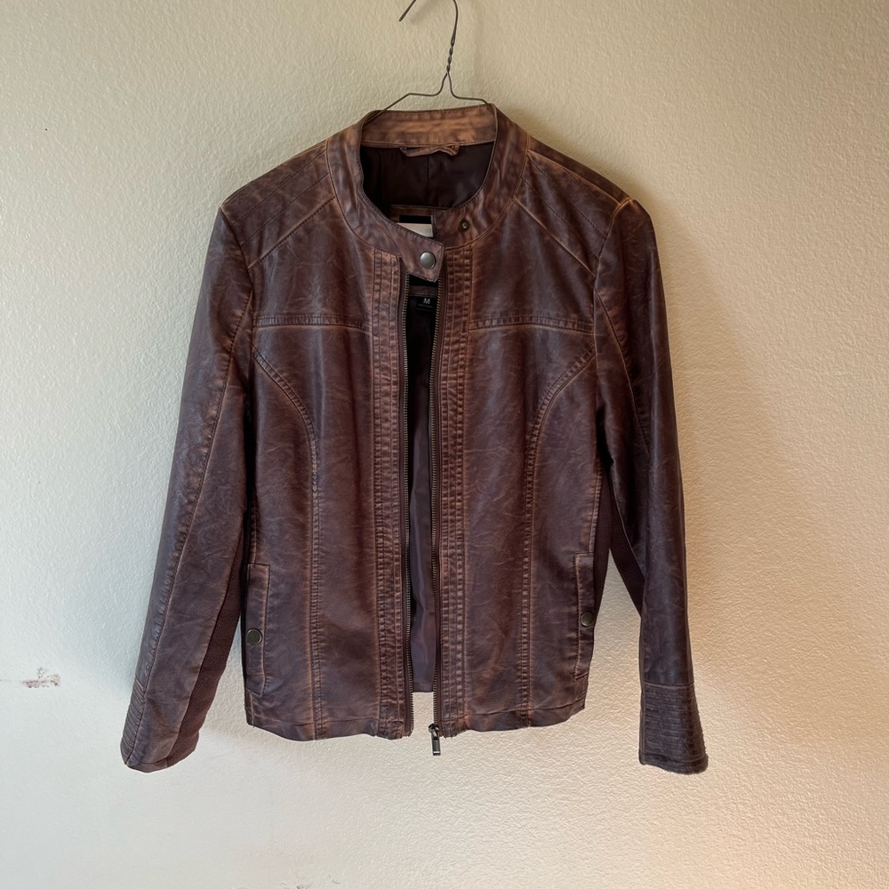 Maurices brown  Leather Jacket